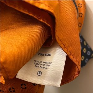 Chase Scarf Uniform Attire Silk Orange Blue Pink